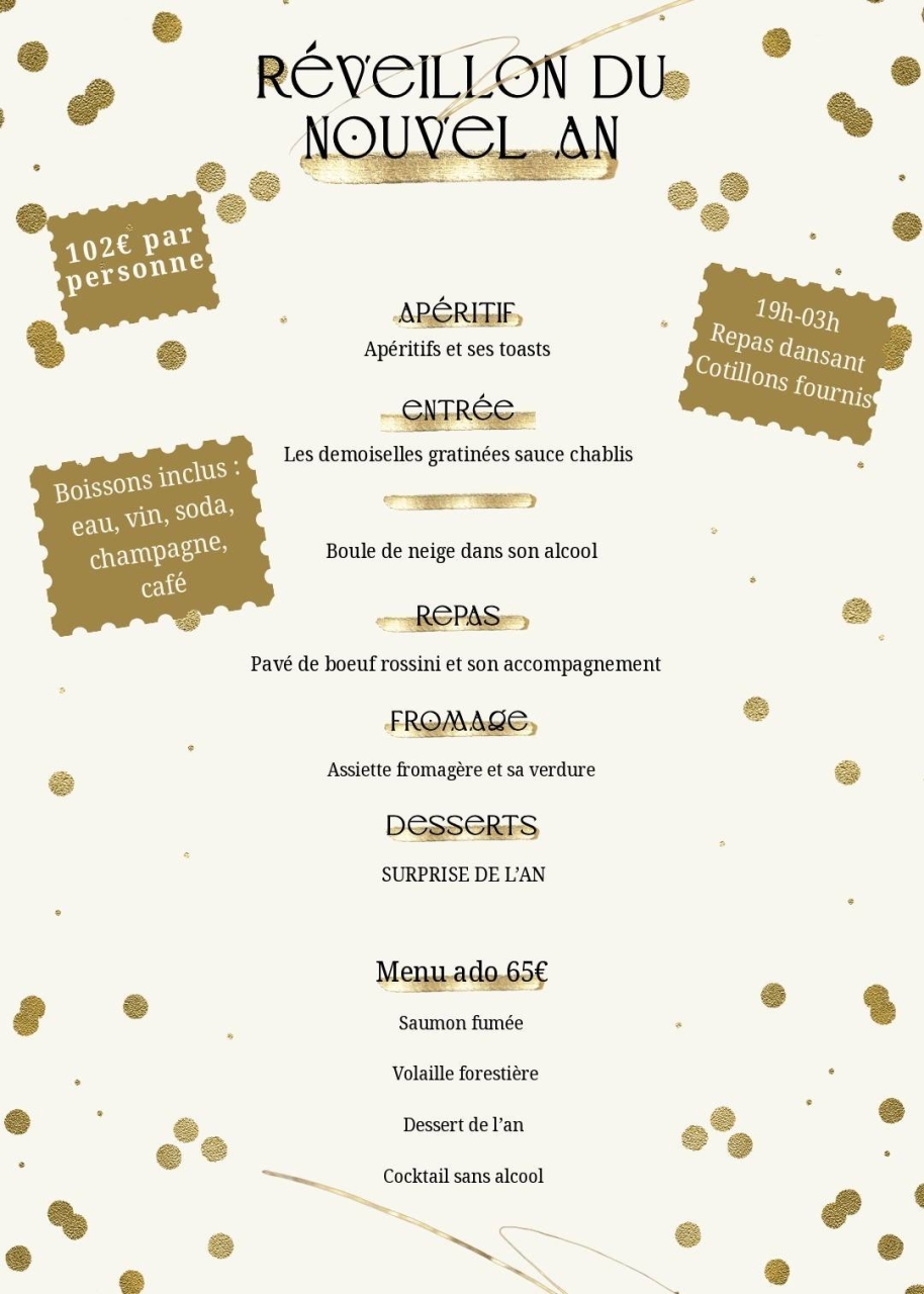 Menu des Fêtes - LA FIESTA - restaurant LENS - les meilleurs restaurant de LENS
